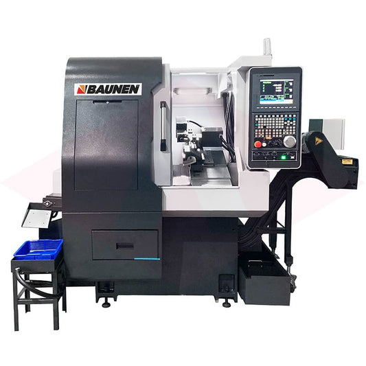 TORNO CNC GANG AND LIVE TOOL HIGH ACCURACY, MODELO BAU-TGT-C32